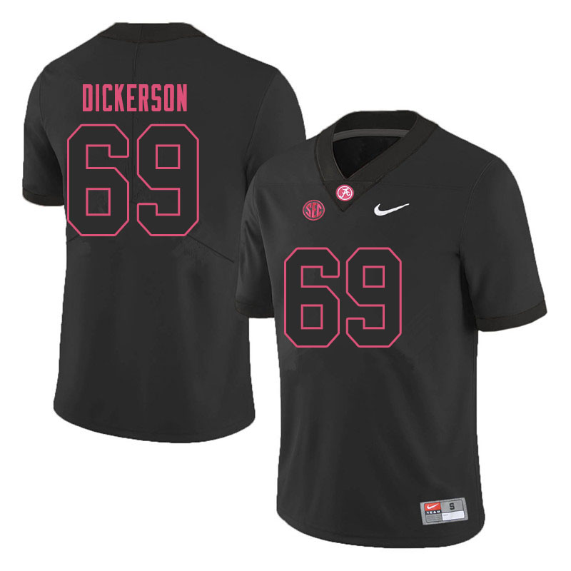 Men #69 Landon Dickerson Alabama Crimson Tide College Football Jerseys Sale-Black